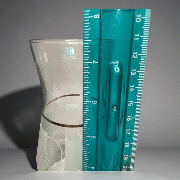 Vintage Flexeel Buckeye Glass Co. Acid Etched Grapevine Carafe w/ Lid – Art Deco - Picture 10 of 11